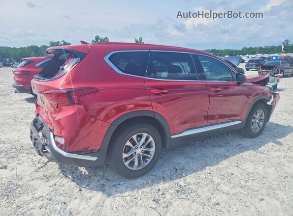 5NMS3CAD4KH055606 2019 HYUNDAI SANTA Red Rear right