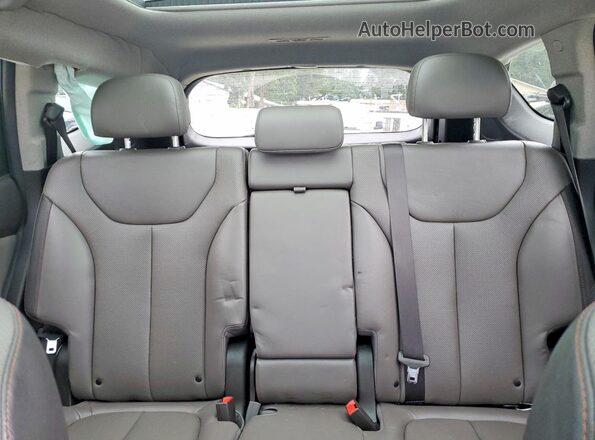 5NMS3CAD4LH258397 2020 HYUNDAI SANTA White Widok tylnych siedzeń