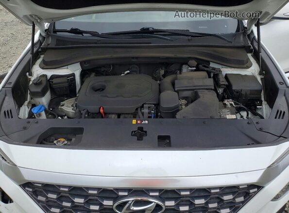 5NMS3CAD4LH258397 2020 HYUNDAI SANTA White Widok komory silnika