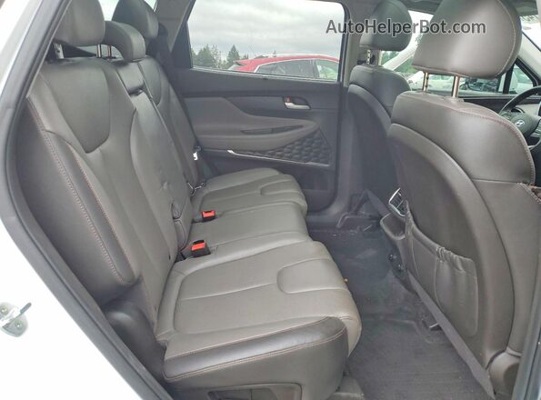 5NMS3CAD4LH258397 2020 HYUNDAI SANTA White Widok wnętrza z tyłu