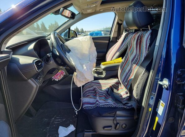 5NMS3CAD4LH274017 2020 HYUNDAI SANTA Blue Vista interior delantera