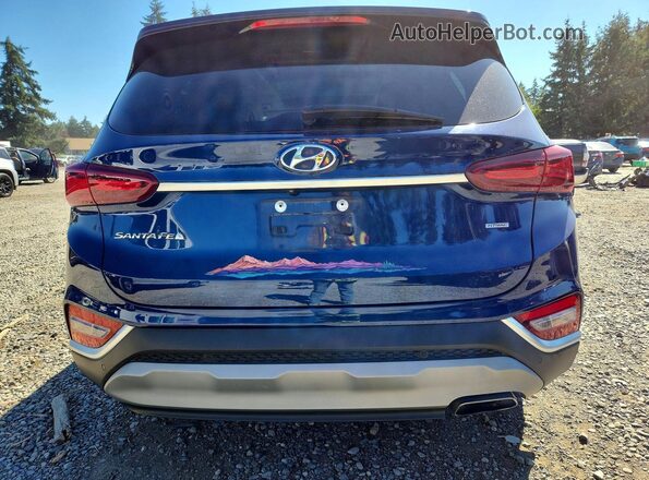 5NMS3CAD4LH274017 2020 HYUNDAI SANTA Blue Vista trasera