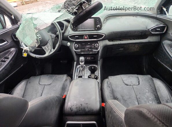 5NMS3CAD5LH182978 2020 HYUNDAI SANTA Синий Вид панели приборов