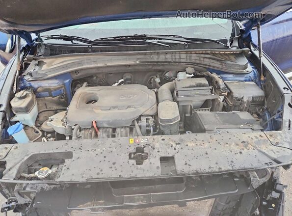 5NMS3CAD5LH182978 2020 HYUNDAI SANTA Синий Вид задней части салона