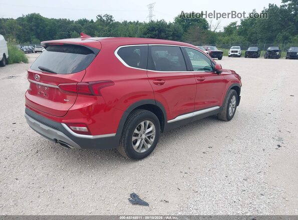 5NMS3CAD5LH203229 2020 HYUNDAI SANTA FE Red Հետևի աջ