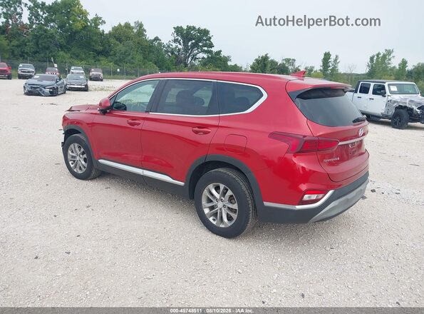 5NMS3CAD5LH203229 2020 HYUNDAI SANTA FE Red Հետևի ձախ