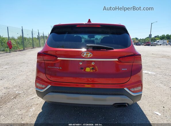 5NMS3CAD5LH203229 2020 HYUNDAI SANTA FE Red 