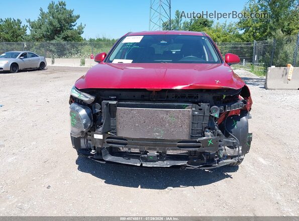 5NMS3CAD5LH203229 2020 HYUNDAI SANTA FE Red Սարքավորումների վահանակի տեսք