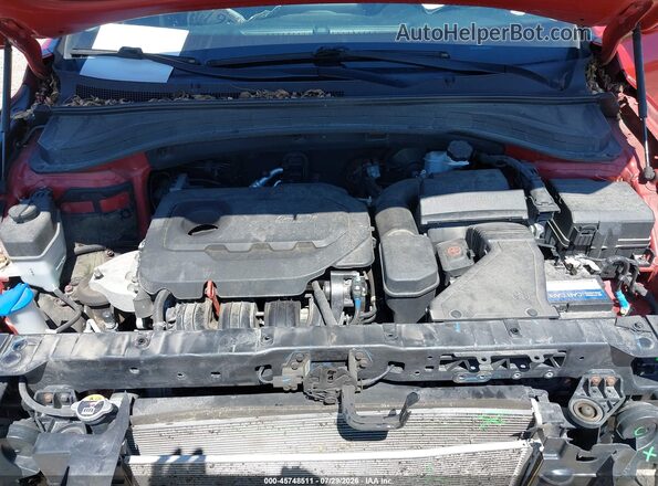 5NMS3CAD5LH203229 2020 HYUNDAI SANTA FE Red Հետևի տեսք