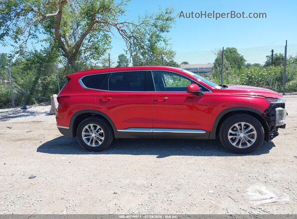 5NMS3CAD5LH203229 2020 HYUNDAI SANTA FE Red Սալոնի հետևի տեսք