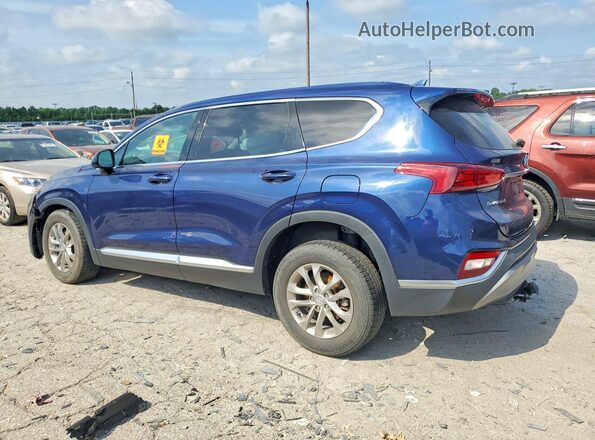 5NMS3CAD6KH081902 2019 HYUNDAI SANTA Blue Հետևի ձախ