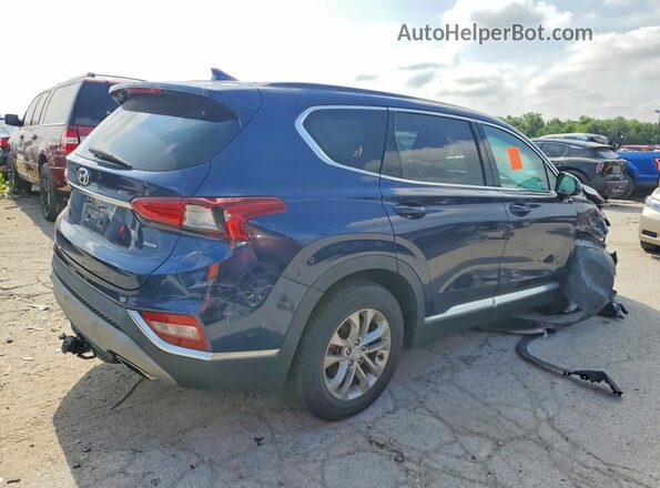 5NMS3CAD6KH081902 2019 HYUNDAI SANTA Blue Հետևի աջ