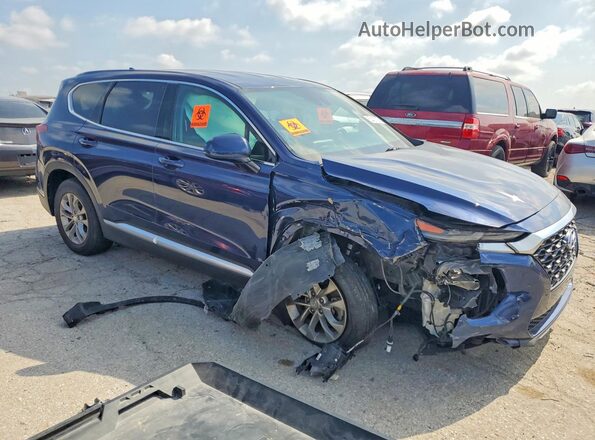 5NMS3CAD6KH081902 2019 HYUNDAI SANTA Blue Առջևի աջ