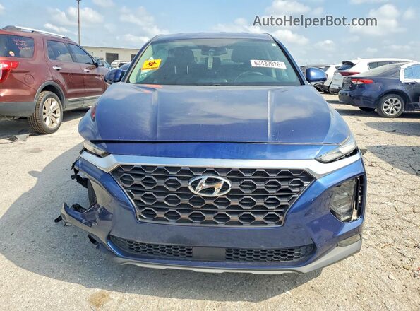 5NMS3CAD6KH081902 2019 HYUNDAI SANTA Blue Դիմացի տեսք