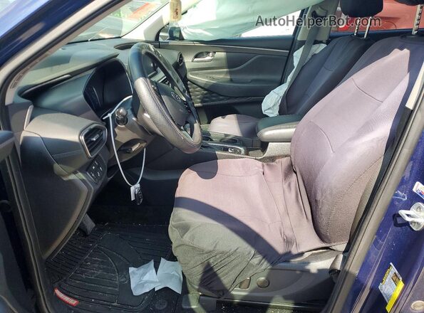 5NMS3CAD6KH081902 2019 HYUNDAI SANTA Blue Սալոնի դիմացի տեսք