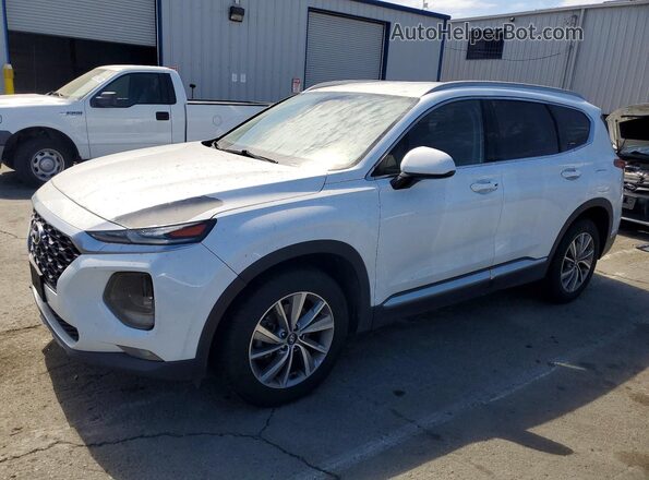 5NMS3CAD6KH122299 2019 HYUNDAI SANTA FE White Rear right