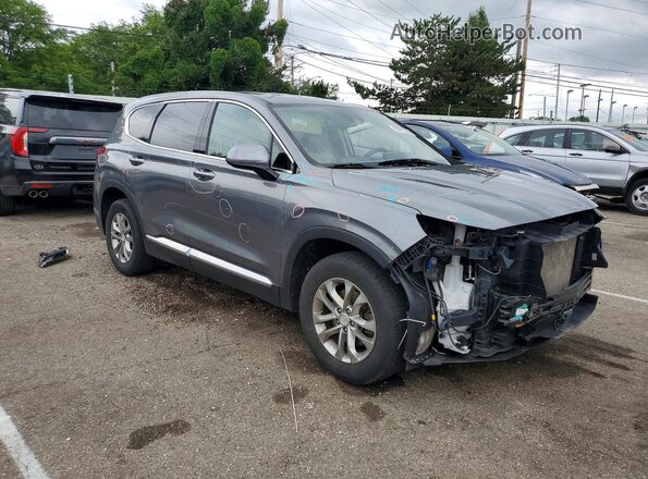 5NMS3CAD6LH147608 2020 HYUNDAI SANTA Gray Front right