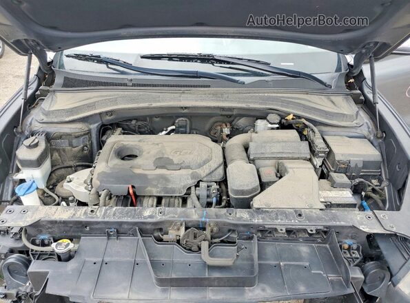 5NMS3CAD6LH147608 2020 HYUNDAI SANTA Gray Engine compartment view