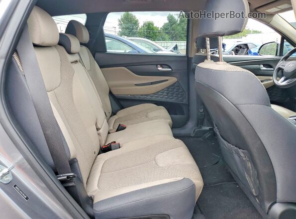 5NMS3CAD6LH147608 2020 HYUNDAI SANTA Gray Rear interior view