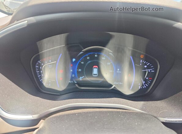 5NMS3CAD7KH013740 2019 HYUNDAI SANTA Black Instrument cluster view