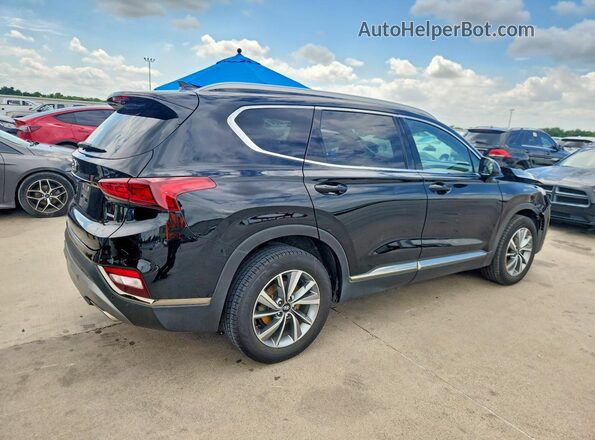 5NMS3CAD7KH036905 2019 HYUNDAI SANTA Черный Задняя правая четверть