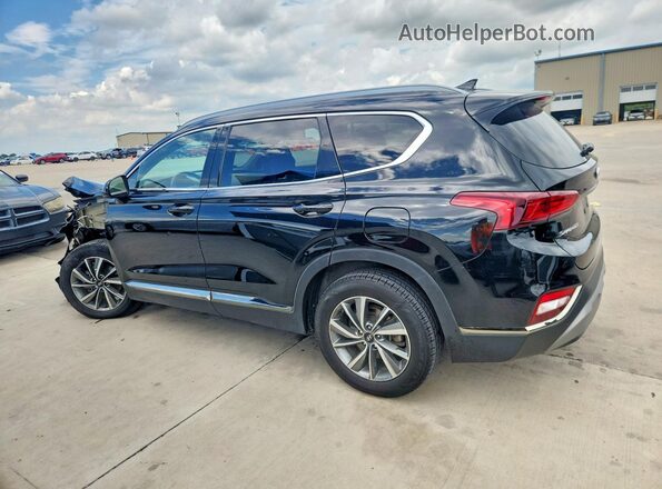 5NMS3CAD7KH036905 2019 HYUNDAI SANTA Черный Задняя левая четверть