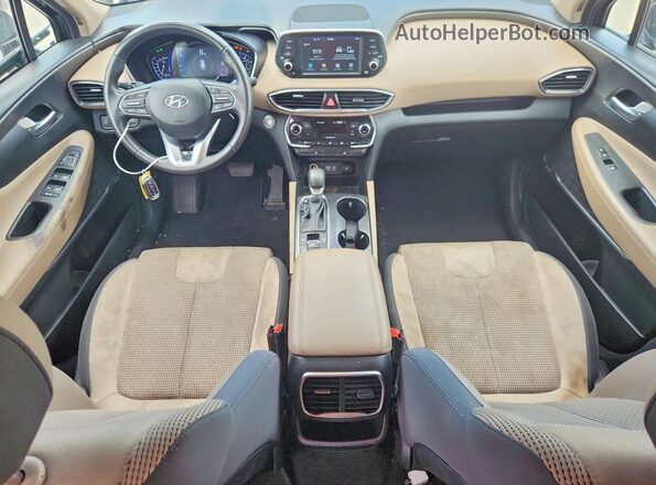 5NMS3CAD7KH036905 2019 HYUNDAI SANTA Черный Вид панели приборов