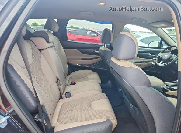 5NMS3CAD7KH036905 2019 HYUNDAI SANTA Черный Вид задней части салона