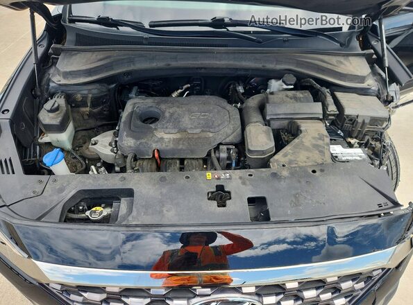 5NMS3CAD7KH036905 2019 HYUNDAI SANTA Черный Вид подкапотного пространства