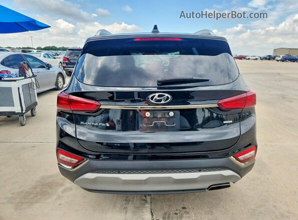 5NMS3CAD7KH036905 2019 HYUNDAI SANTA Черный Вид сзади