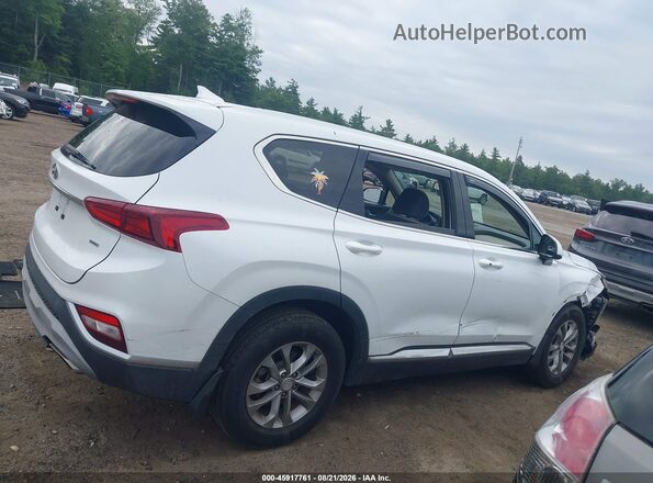 5NMS3CAD7LH144457 2020 HYUNDAI SANTA FE White Вид задньої частини салону