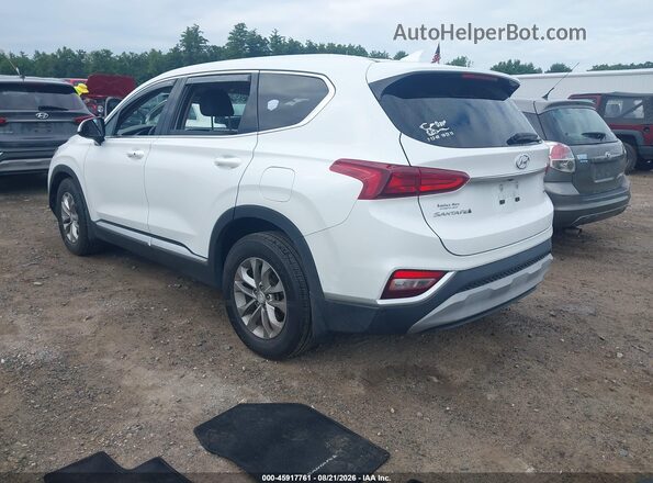 5NMS3CAD7LH144457 2020 HYUNDAI SANTA FE White Задня ліва чверть