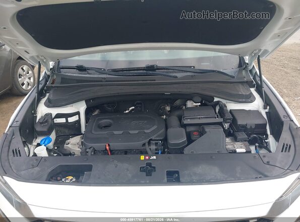 5NMS3CAD7LH144457 2020 HYUNDAI SANTA FE White Вид ззаду