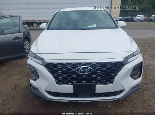 5NMS3CAD7LH144457 2020 HYUNDAI SANTA FE White Вид щитка приладів