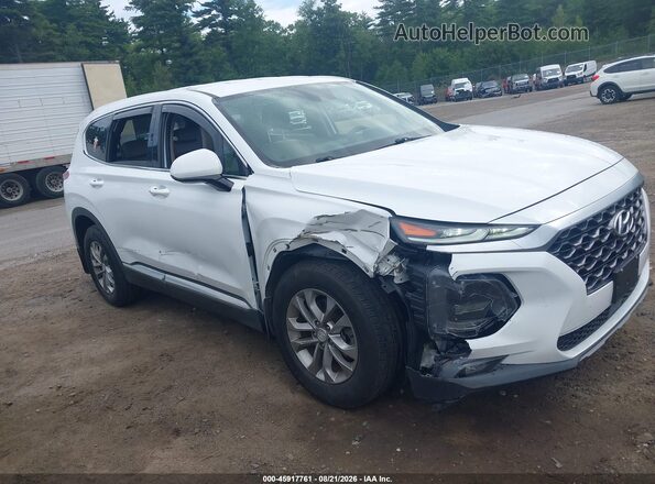 5NMS3CAD7LH144457 2020 HYUNDAI SANTA FE White Вид спереду