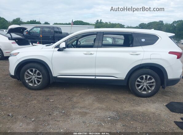 5NMS3CAD7LH144457 2020 HYUNDAI SANTA FE White Панорамний вид салону 360°