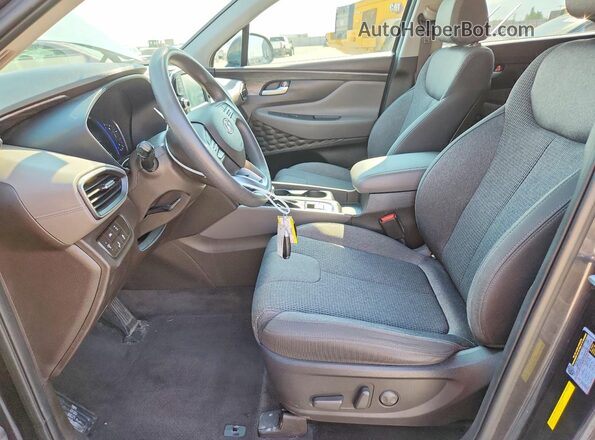 5NMS3CAD7LH250004 2020 HYUNDAI SANTA Gray წინა სალონის ხედი