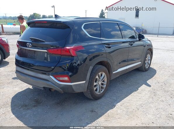 5NMS3CAD7LH268826 2020 HYUNDAI SANTA FE Black უკანა მარჯვენა