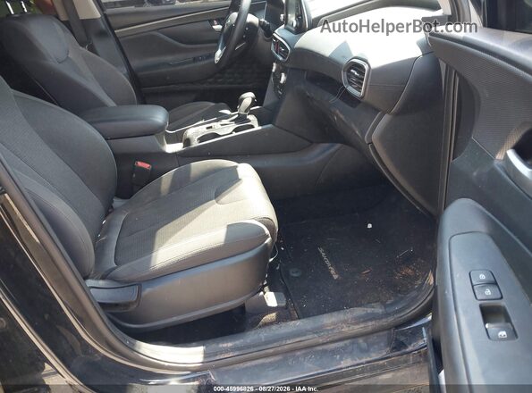 5NMS3CAD7LH268826 2020 HYUNDAI SANTA FE Black წინა სალონის ხედი