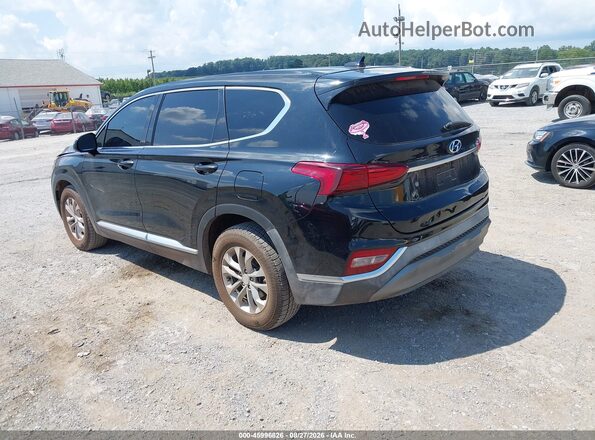 5NMS3CAD7LH268826 2020 HYUNDAI SANTA FE Black უკანა მარცხენა