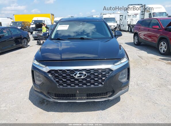 5NMS3CAD7LH268826 2020 HYUNDAI SANTA FE Black ხელსაწყოთა პანელის ხედი