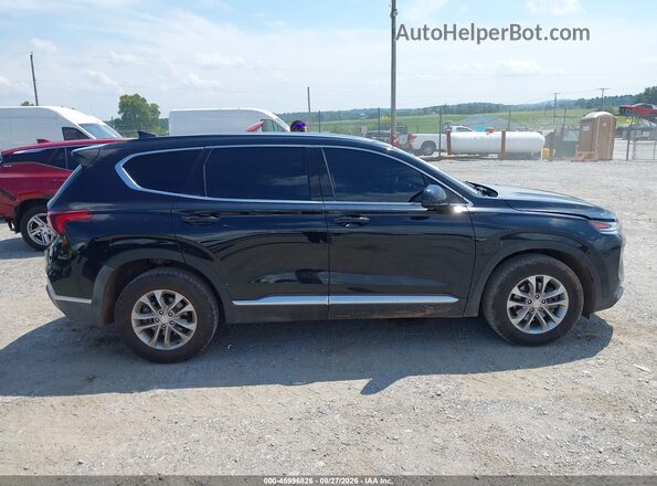 5NMS3CAD7LH268826 2020 HYUNDAI SANTA FE Black უკანა სალონის ხედი