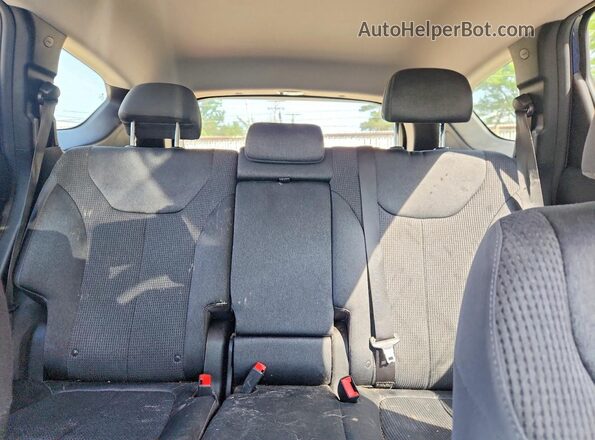 5NMS3CAD8KH095185 2019 HYUNDAI SANTA Blue Rear seats view