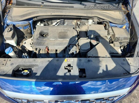 5NMS3CAD8LH241831 2020 HYUNDAI SANTA Blue Widok komory silnika