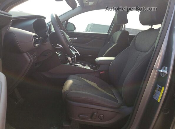 5NMS3CAD9KH091484 2019 HYUNDAI SANTA Серый Вид салона спереди