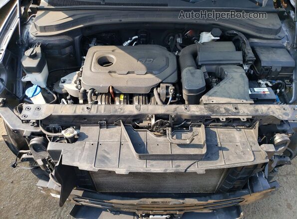 5NMS3CAD9KH091484 2019 HYUNDAI SANTA Серый Вид подкапотного пространства