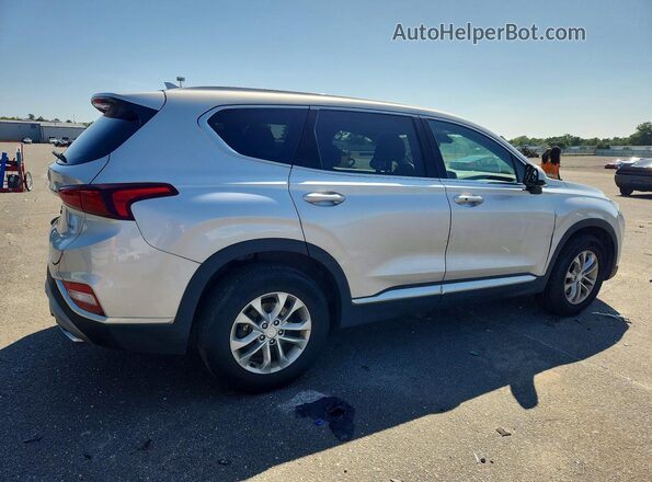 5NMS3CAD9KH099634 2019 HYUNDAI SANTA Silver Задня права чверть