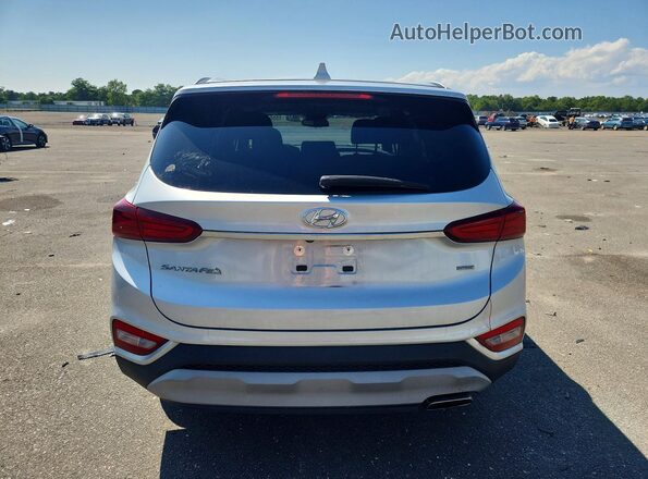 5NMS3CAD9KH099634 2019 HYUNDAI SANTA Silver Вид ззаду