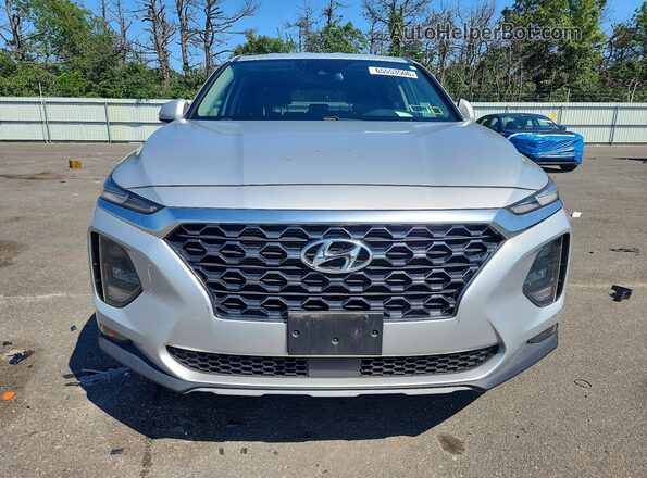 5NMS3CAD9KH099634 2019 HYUNDAI SANTA Silver Вид спереду