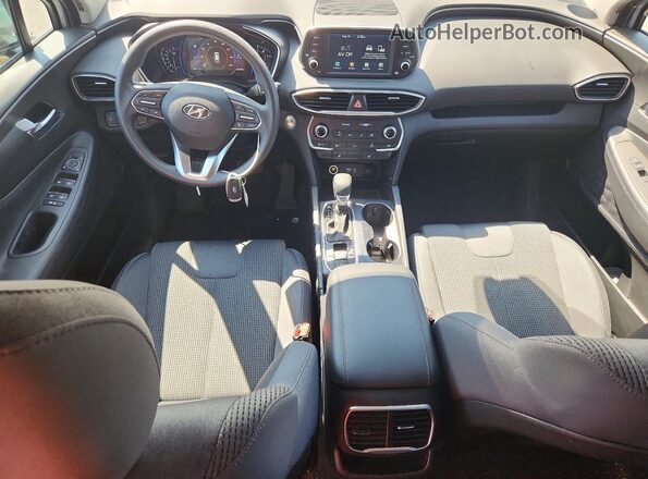 5NMS3CAD9KH099634 2019 HYUNDAI SANTA Silver Вид панелі приладів